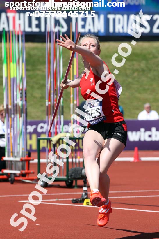 Womens javelin, World Championship Team Trials, Alexander Stadium, Birmingham